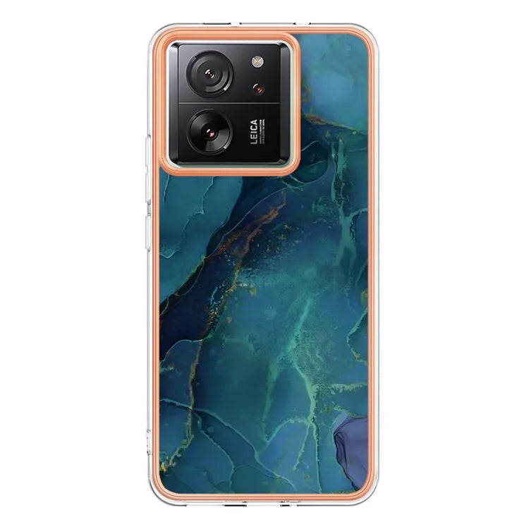 YB IMD Series-16 Style-E For Xiaomi 13T / 13T Pro / Redmi K60 Ultra TPU Case 2.0mm IMD Marble Pattern Phone Cover