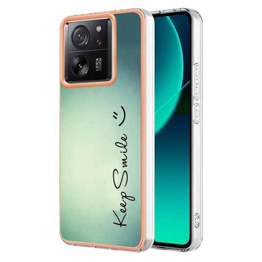 YB IMD Series-19 Style-D For Xiaomi 13T / 13T Pro / Redmi K60 Ultra Case 2.0mm IMD Pattern Phone TPU Cover