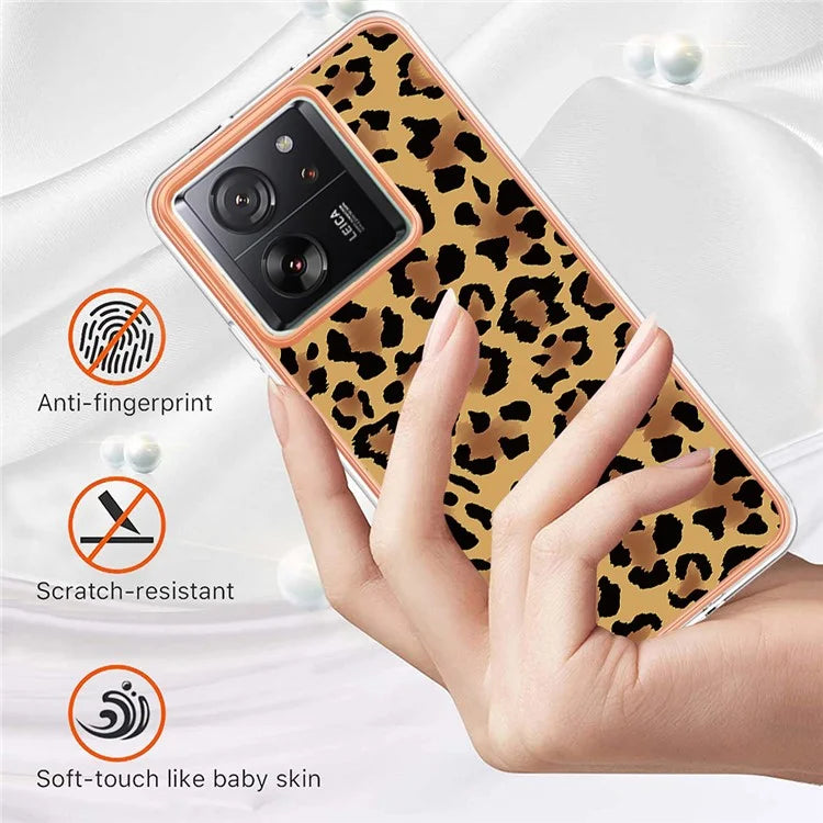 YB IMD Series-19 Style-D For Xiaomi 13T / 13T Pro / Redmi K60 Ultra Case 2.0mm IMD Pattern Phone TPU Cover