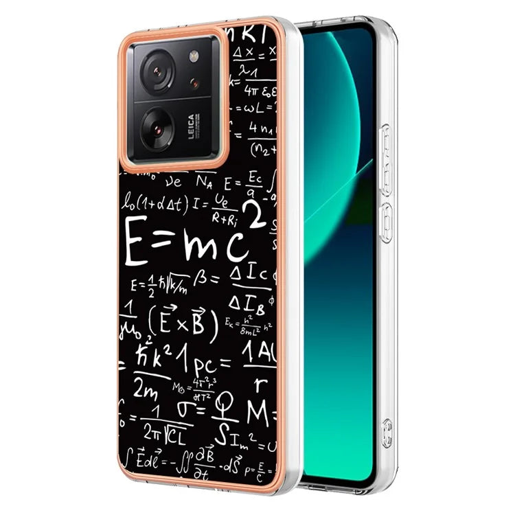 YB IMD Series-19 Style-D For Xiaomi 13T / 13T Pro / Redmi K60 Ultra Case 2.0mm IMD Pattern Phone TPU Cover
