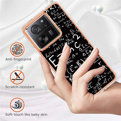 YB IMD Series-19 Style-D For Xiaomi 13T / 13T Pro / Redmi K60 Ultra Case 2.0mm IMD Pattern Phone TPU Cover