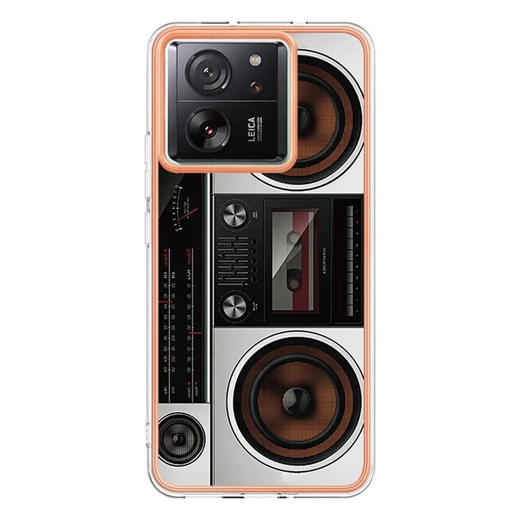 YB IMD Series-19 Style-D For Xiaomi 13T / 13T Pro / Redmi K60 Ultra Case 2.0mm IMD Pattern Phone TPU Cover