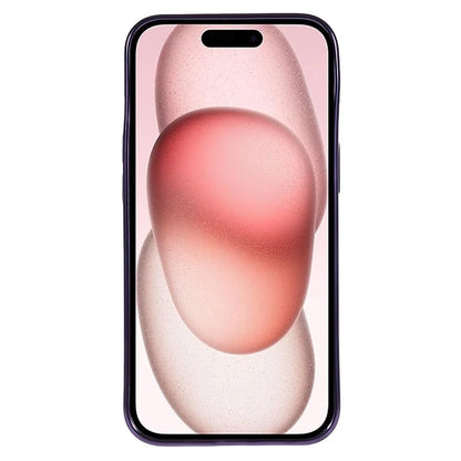For iPhone 15 TPU Case Electroplating Wrinkled Uneven Phone Cover