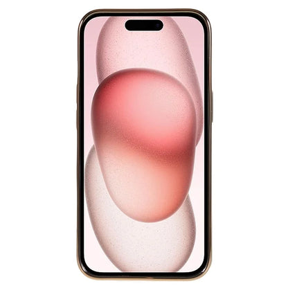 For iPhone 15 Plus Phone Case Electroplating Wrinkled Uneven TPU Cover