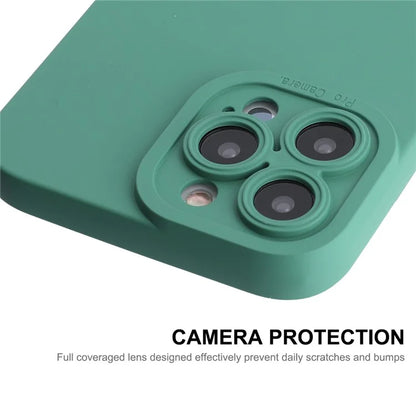 ENKAY HAT PRINCE For iPhone 15 Pro Case Camera Lens Precise Cutout Liquid Silicone Phone Cover