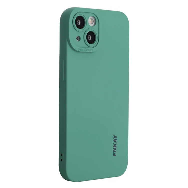 ENKAY HAT PRINCE For iPhone 15 Case Anti-fall Precise Cutout Liquid Silicone Phone Cover