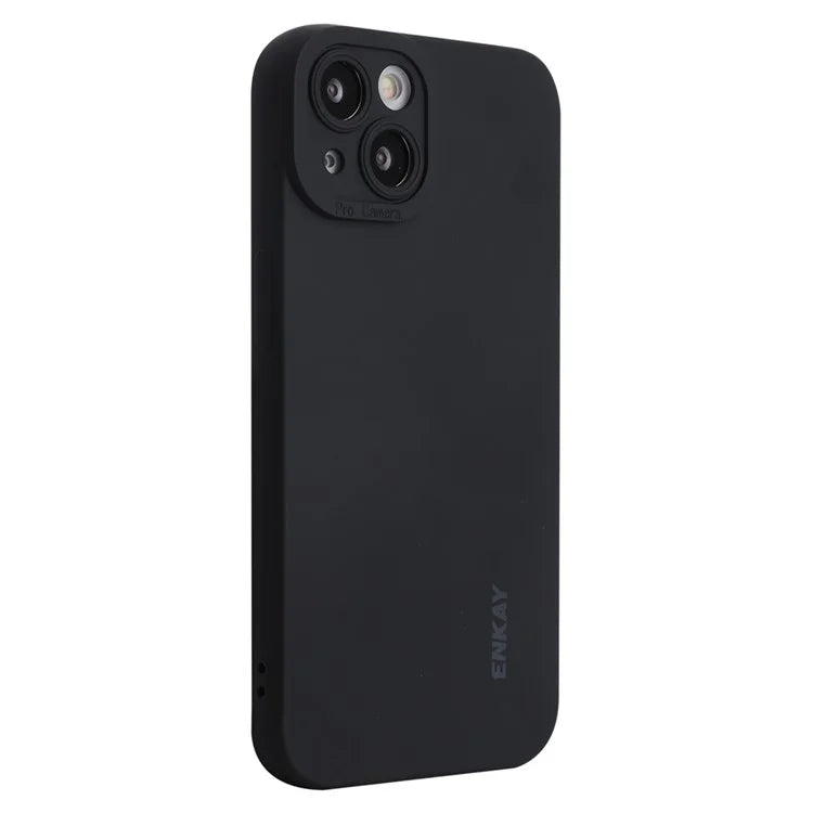 ENKAY HAT PRINCE For iPhone 15 Case Anti-fall Precise Cutout Liquid Silicone Phone Cover