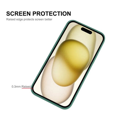 ENKAY HAT PRINCE For iPhone 15 Case Anti-fall Precise Cutout Liquid Silicone Phone Cover