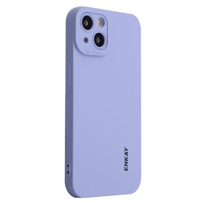 ENKAY HAT PRINCE For iPhone 15 Plus Case Precise Cutout Bump Proof Liquid Silicone Phone Cover