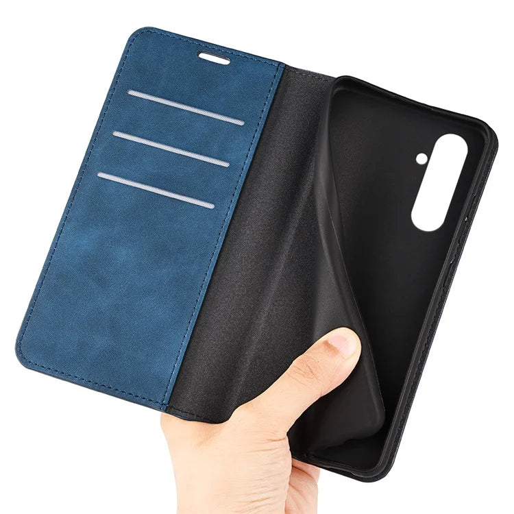 For Samsung Galaxy A05s 4G Case Wallet Stand PU Leather Skin-touch Mobile Phone Cover