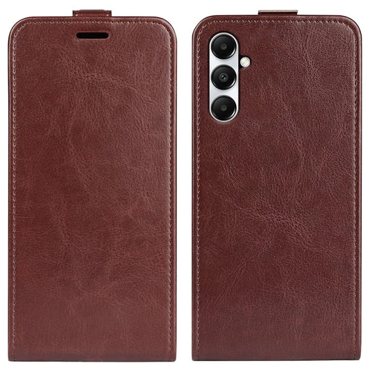 For Samsung Galaxy A05s 4G Case Card Slot Crazy Horse Texture Leather Phone Cover
