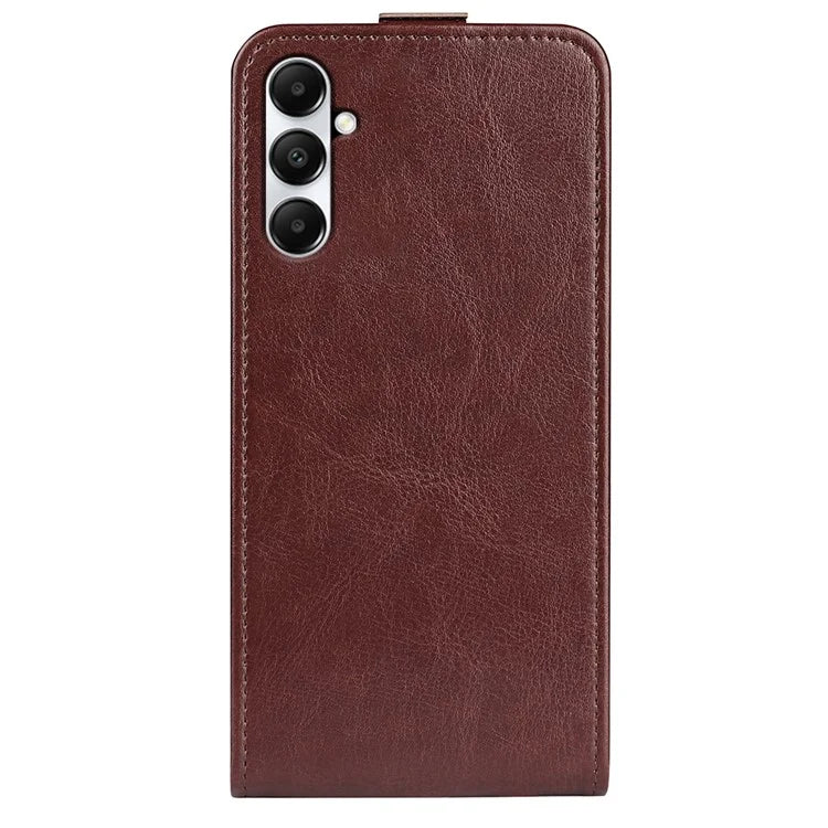 For Samsung Galaxy A05s 4G Case Card Slot Crazy Horse Texture Leather Phone Cover