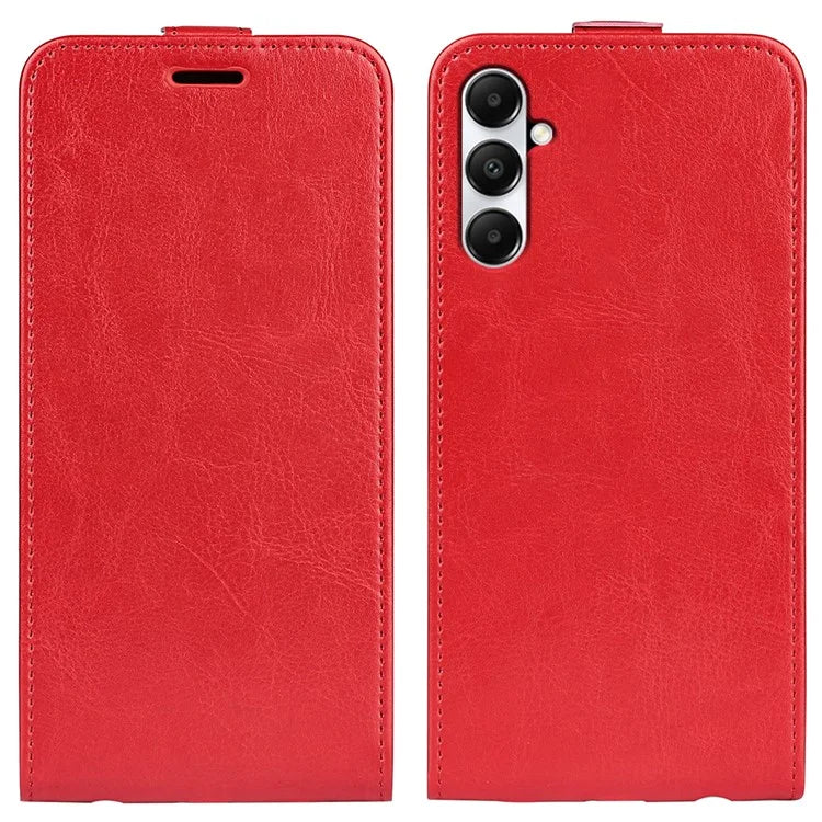 For Samsung Galaxy A05s 4G Case Card Slot Crazy Horse Texture Leather Phone Cover