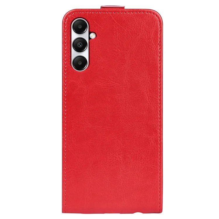 For Samsung Galaxy A05s 4G Case Card Slot Crazy Horse Texture Leather Phone Cover