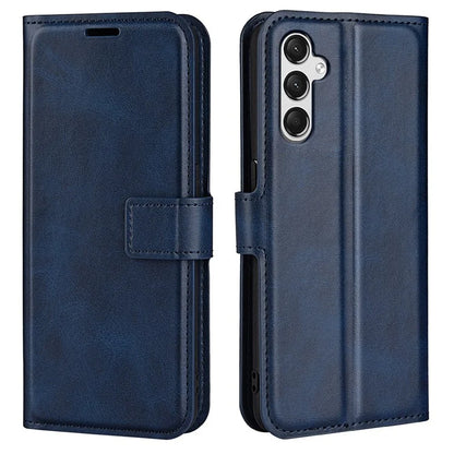 For Samsung Galaxy A05s 4G Case PU Leather Stand Calf Texture Cell Phone Cover