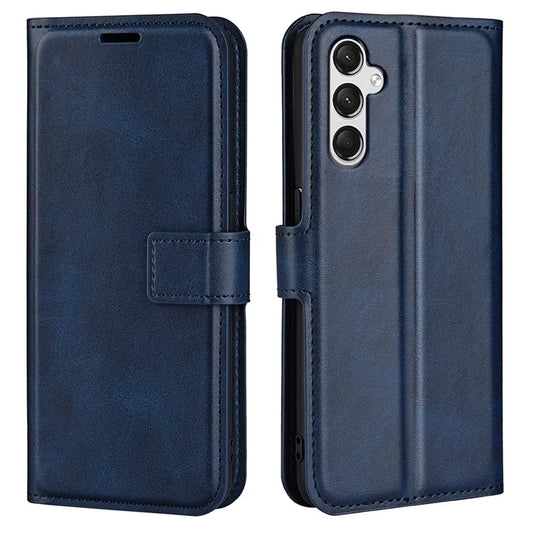 For Samsung Galaxy A05s 4G Case PU Leather Stand Calf Texture Cell Phone Cover