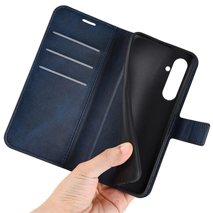For Samsung Galaxy A05s 4G Case PU Leather Stand Calf Texture Cell Phone Cover