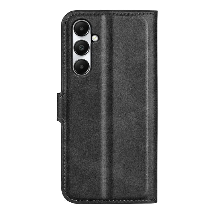 For Samsung Galaxy A05s 4G Case PU Leather Stand Calf Texture Cell Phone Cover
