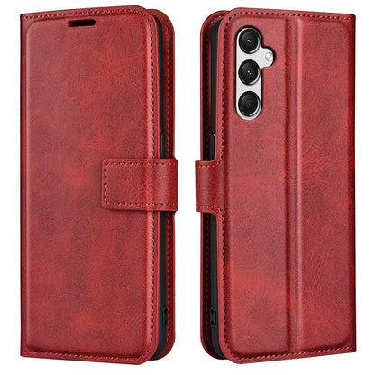 For Samsung Galaxy A05s 4G Case PU Leather Stand Calf Texture Cell Phone Cover