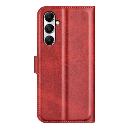 For Samsung Galaxy A05s 4G Case PU Leather Stand Calf Texture Cell Phone Cover