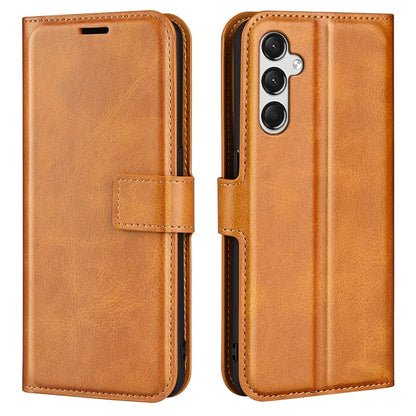 For Samsung Galaxy A05s 4G Case PU Leather Stand Calf Texture Cell Phone Cover