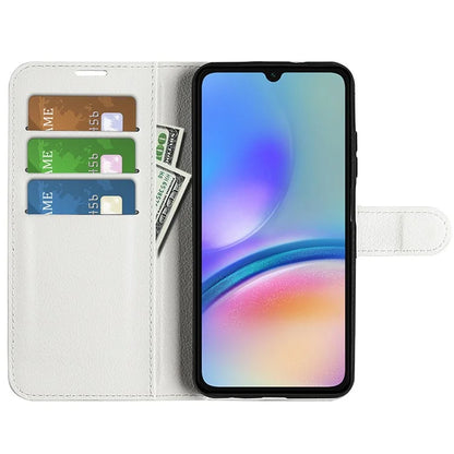 For Samsung Galaxy A05s 4G Case Litchi Texture Stand Leather Wallet Phone Shell