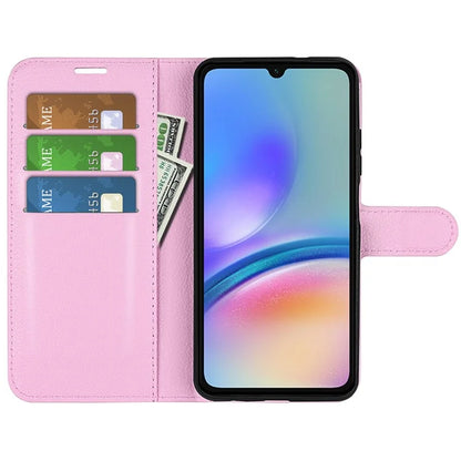 For Samsung Galaxy A05s 4G Case Litchi Texture Stand Leather Wallet Phone Shell