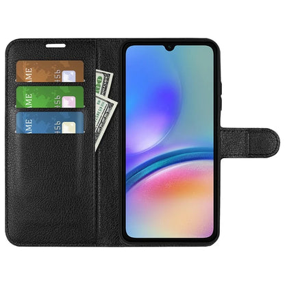 For Samsung Galaxy A05s 4G Case Litchi Texture Stand Leather Wallet Phone Shell