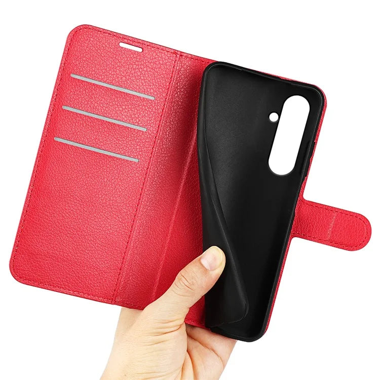 For Samsung Galaxy A05s 4G Case Litchi Texture Stand Leather Wallet Phone Shell
