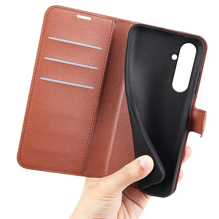 For Samsung Galaxy A05s 4G Case Litchi Texture Stand Leather Wallet Phone Shell