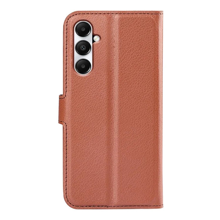 For Samsung Galaxy A05s 4G Case Litchi Texture Stand Leather Wallet Phone Shell