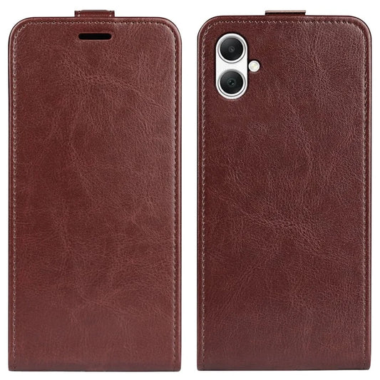 For Samsung Galaxy A05 4G Case Crazy Horse Texture Cell Phone Leather Cover with Card Slot