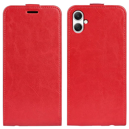 For Samsung Galaxy A05 4G Case Crazy Horse Texture Cell Phone Leather Cover with Card Slot