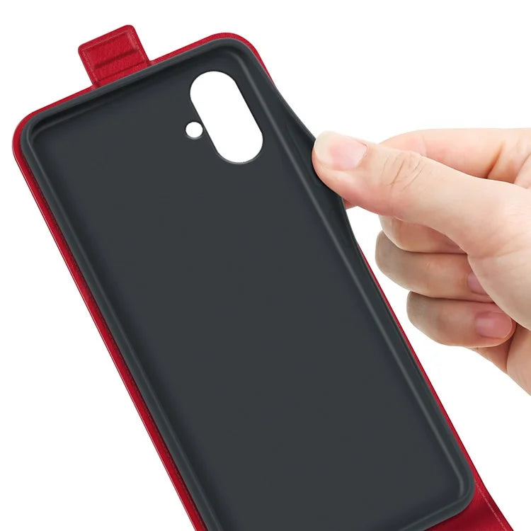 For Samsung Galaxy A05 4G Case Crazy Horse Texture Cell Phone Leather Cover with Card Slot