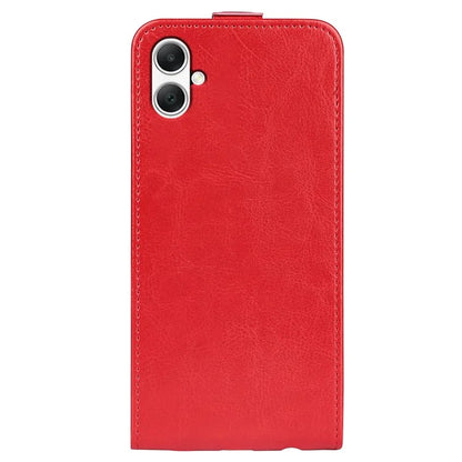 For Samsung Galaxy A05 4G Case Crazy Horse Texture Cell Phone Leather Cover with Card Slot