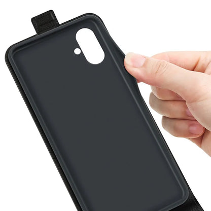 For Samsung Galaxy A05 4G Case Crazy Horse Texture Cell Phone Leather Cover with Card Slot