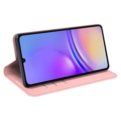For Samsung Galaxy A05 4G Case PU Leather Phone Wallet Skin-touch Flip Cover