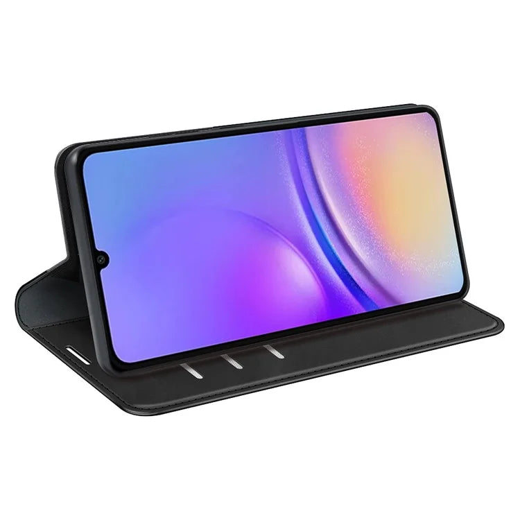 For Samsung Galaxy A05 4G Case PU Leather Phone Wallet Skin-touch Flip Cover