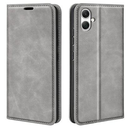 For Samsung Galaxy A05 4G Case PU Leather Phone Wallet Skin-touch Flip Cover