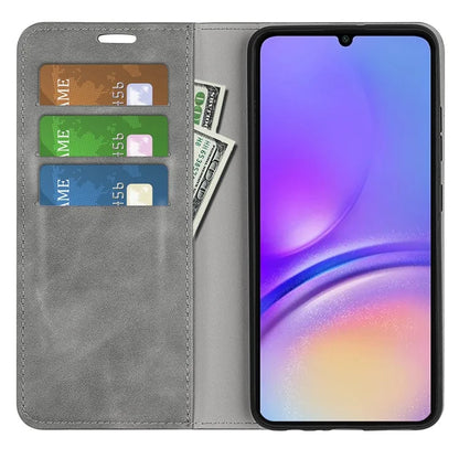 For Samsung Galaxy A05 4G Case PU Leather Phone Wallet Skin-touch Flip Cover