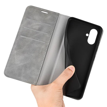 For Samsung Galaxy A05 4G Case PU Leather Phone Wallet Skin-touch Flip Cover