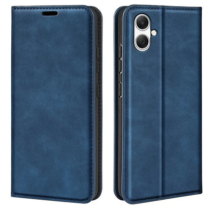 For Samsung Galaxy A05 4G Case PU Leather Phone Wallet Skin-touch Flip Cover