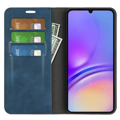 For Samsung Galaxy A05 4G Case PU Leather Phone Wallet Skin-touch Flip Cover