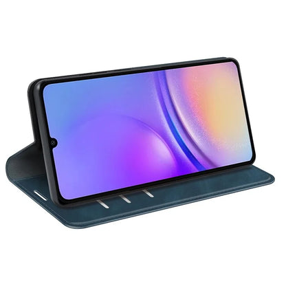 For Samsung Galaxy A05 4G Case PU Leather Phone Wallet Skin-touch Flip Cover
