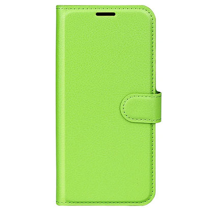 For Samsung Galaxy A05 4G Case Litchi Texture Folding Stand Leather Phone Shell