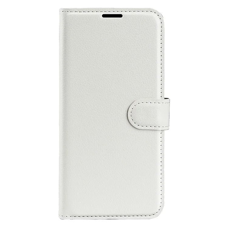 For Samsung Galaxy A05 4G Case Litchi Texture Folding Stand Leather Phone Shell