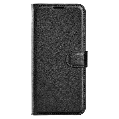 For Samsung Galaxy A05 4G Case Litchi Texture Folding Stand Leather Phone Shell