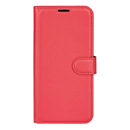 For Samsung Galaxy A05 4G Case Litchi Texture Folding Stand Leather Phone Shell
