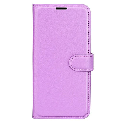 For Samsung Galaxy A05 4G Case Litchi Texture Folding Stand Leather Phone Shell