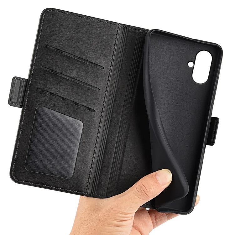 For Samsung Galaxy A05 4G Case Scratch Resistant Leather Wallet Stand Cellphone Cover